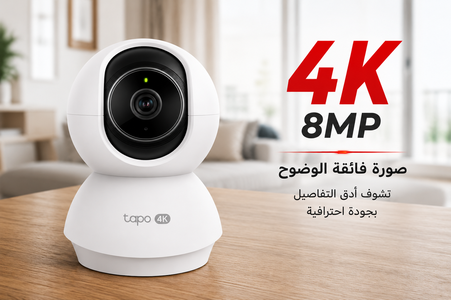 Caméra Tapo C250 4K Wi-Fi 360°