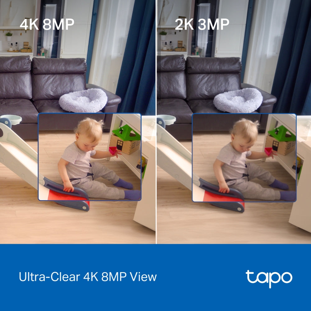 Caméra TP-Link Tapo C250 4MP Wi-Fi 360° | Vision Nocturne | Détection IA