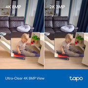 Caméra TP-Link Tapo C250 4MP Wi-Fi 360° | Vision Nocturne | Détection IA
