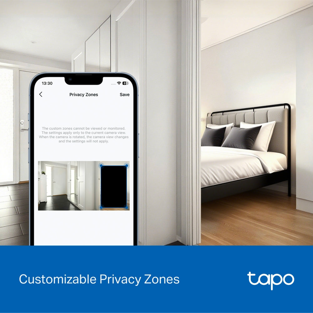 Caméra TP-Link Tapo C250 4MP Wi-Fi 360° | Vision Nocturne | Détection IA