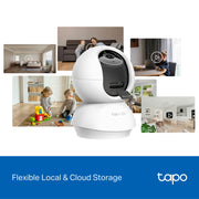Caméra TP-Link Tapo C250 4MP Wi-Fi 360° | Vision Nocturne | Détection IA